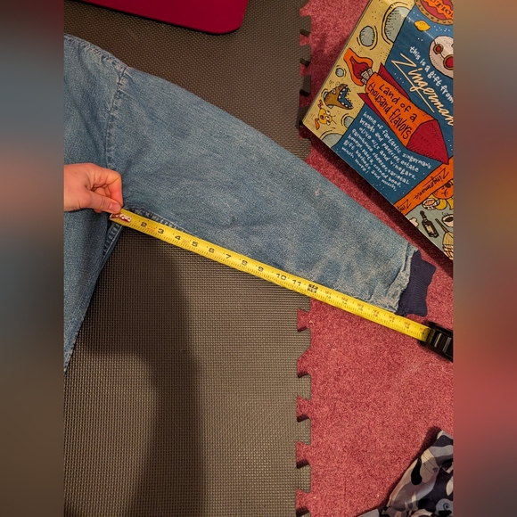 Vintage 80s Carhartt 8HJ Denim Hooded Jacket - Picture 10 of 10